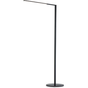 Lady7 52.05 inch 6.00 watt Metallic black Floor Lamp Portable Light